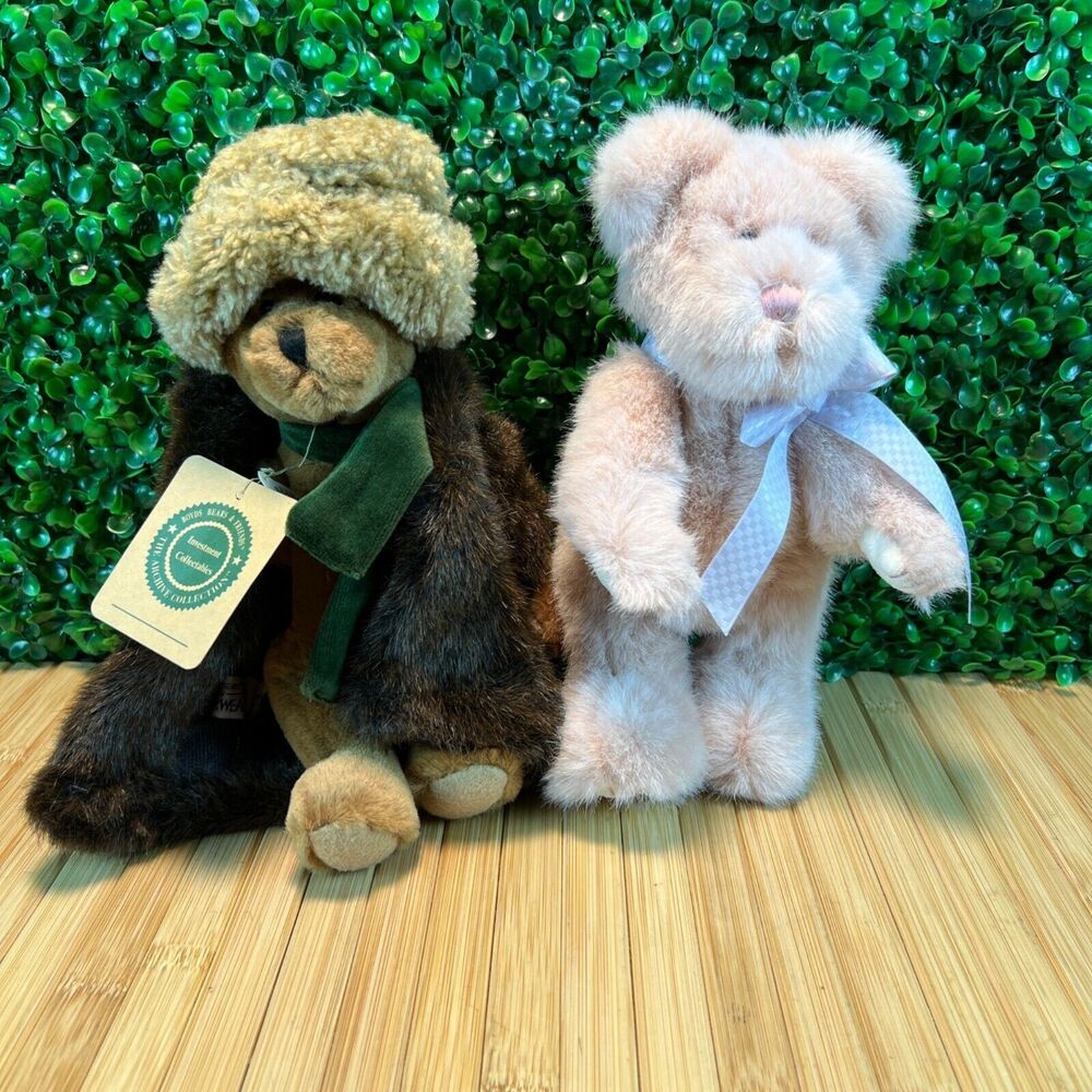 Boyds Bear Bundle Of Aunt Bessie Skidoo & Snookie Snicklefritz Retired With Tag